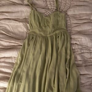 A&F Green Midi Dress